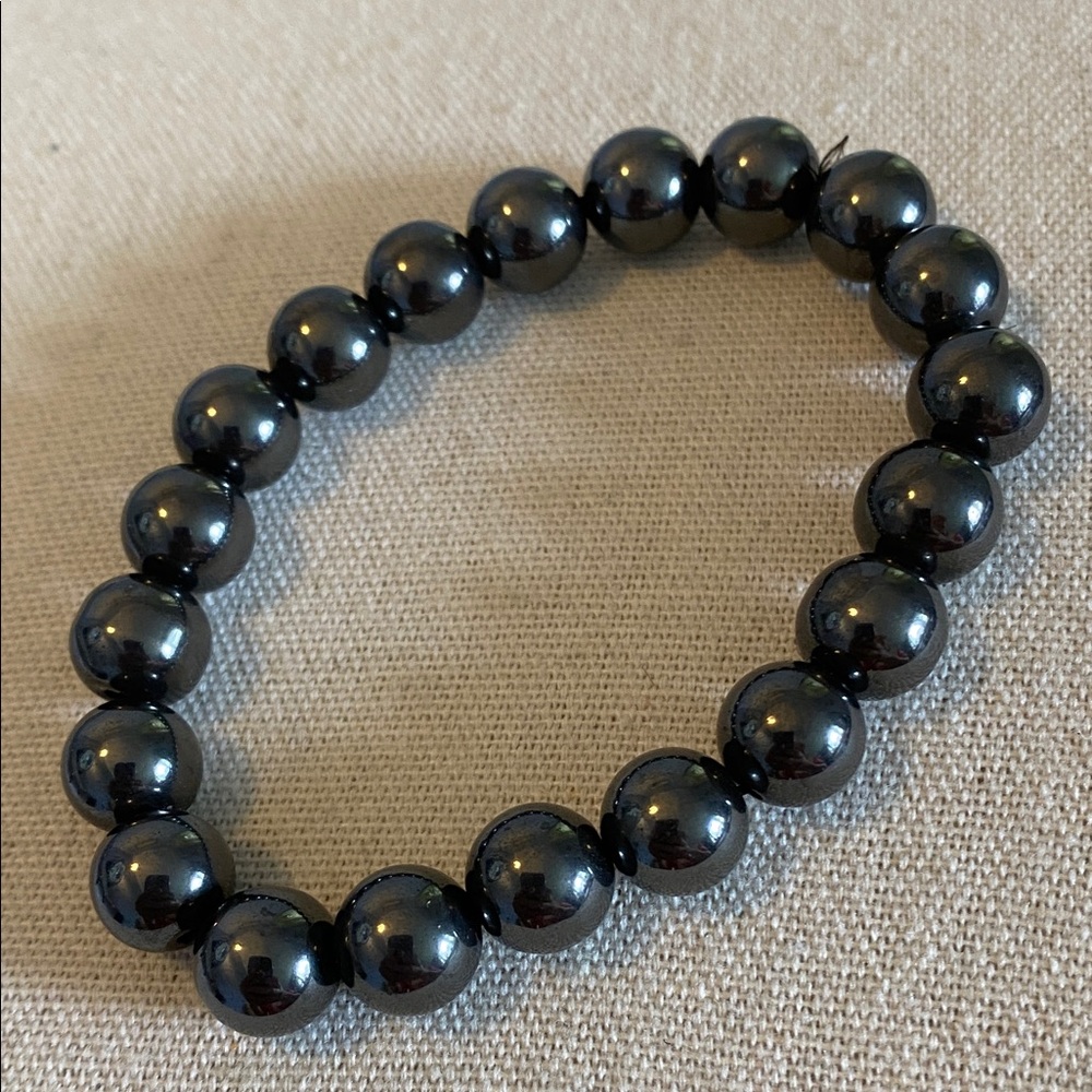 Hematite Beaded Bracelet